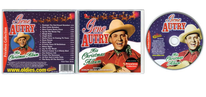 Geene Autry CD package design