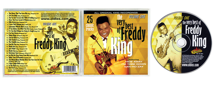 Freddy King CD package design